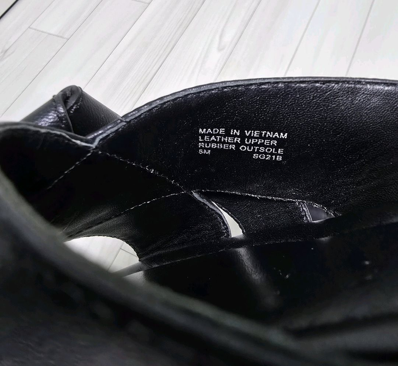 마이클코어스 슬리퍼 220 가죽 두번신음 운포--8