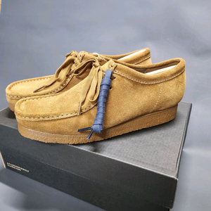 클락스 왈라비 콜라 색상, 로퍼 데님 남자 신발 새제품 풀박스