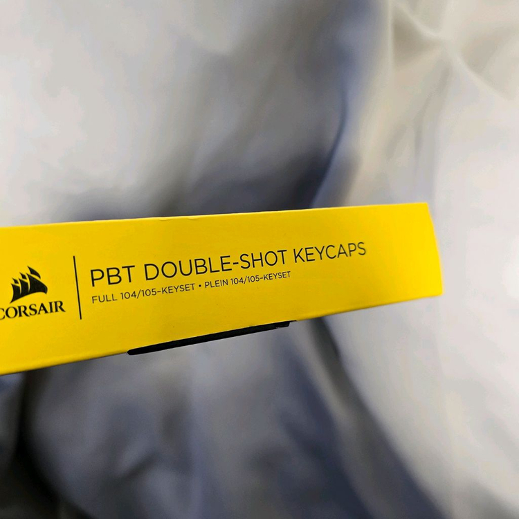 커세어 PBT 이중사출 키캡 104키 블랙 단종모델 #E1--3