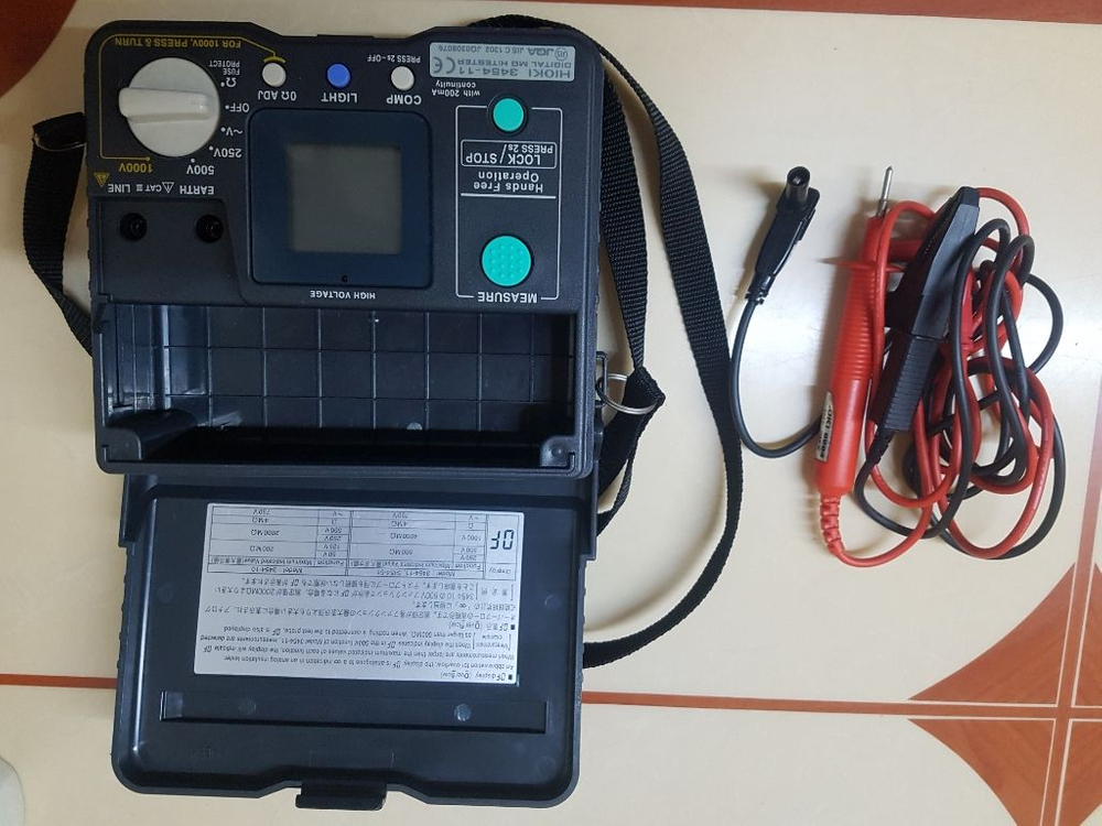 히오키 3454-11 절연저항계 이미지