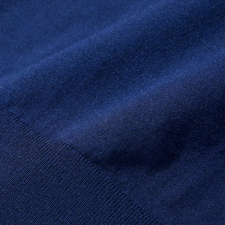 [L] 유니클로 +J 질샌더 실크코튼 오버사이즈 가디건 블루 #A1--4