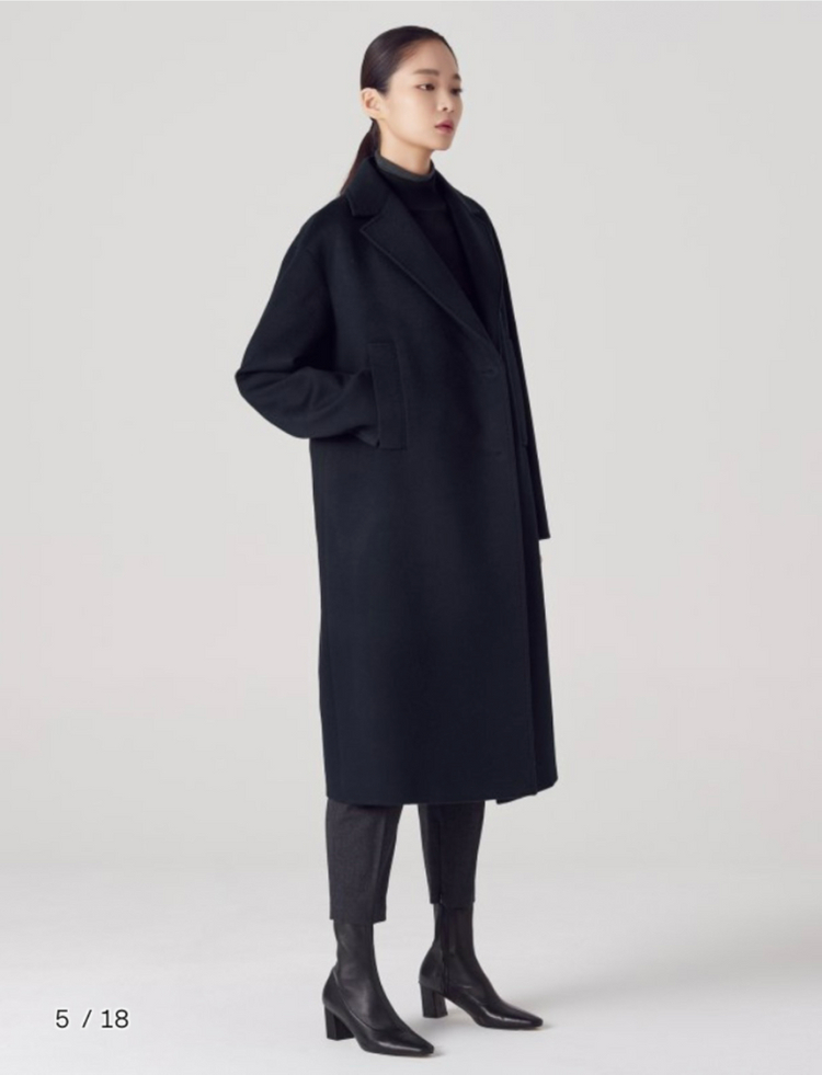 구호 퓨어 캐시미어 100 코트--2