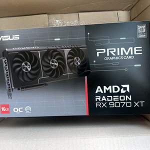 Asus 9070XT prime => 5070ti 교환원합니다