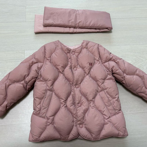 밍크뮤 라이트다운 점퍼 유아 경량 패딩 3세, 100