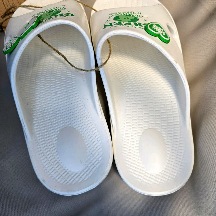 [270] 라인프렌즈 곰돌이 슬리퍼 우포스핏 아치형 화이트 #S1--2