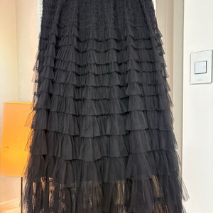 러플 쉬폰 스커트