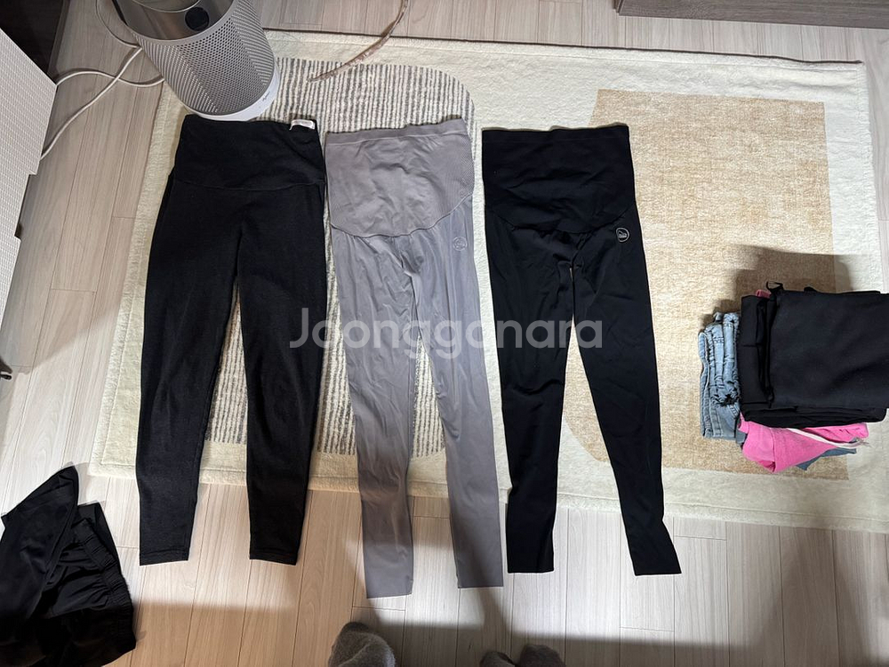 임부복 임산부 전용 여성 바지 10장 일괄 세트 (반바지, 데님, 레깅스 등)--3