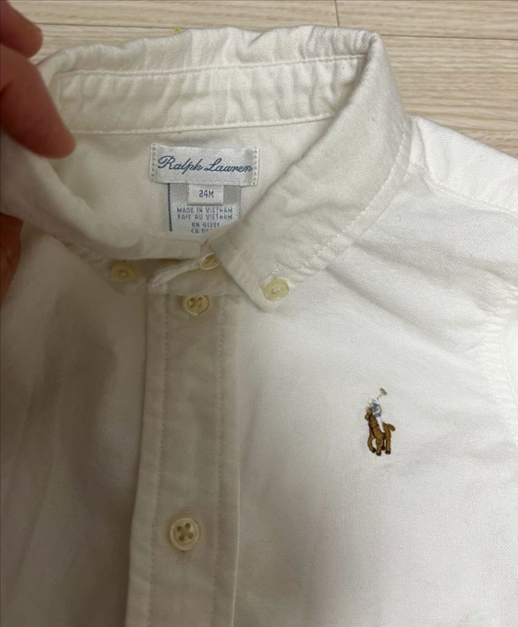 랄프로렌 옥스포드 긴팔 셔츠 (24M)--1