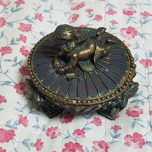 아기천사 빈티지 보석함 악세사리 작은 소품 보관함