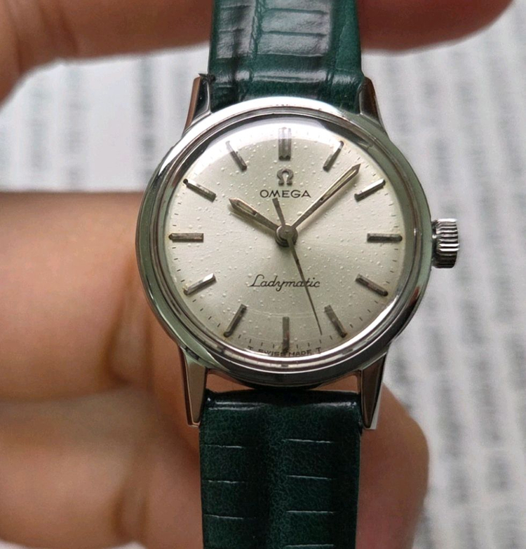 빈티지 오메가 씨마스터 레이디매틱 해마 백케이스 오토매틱 여성용 이미지