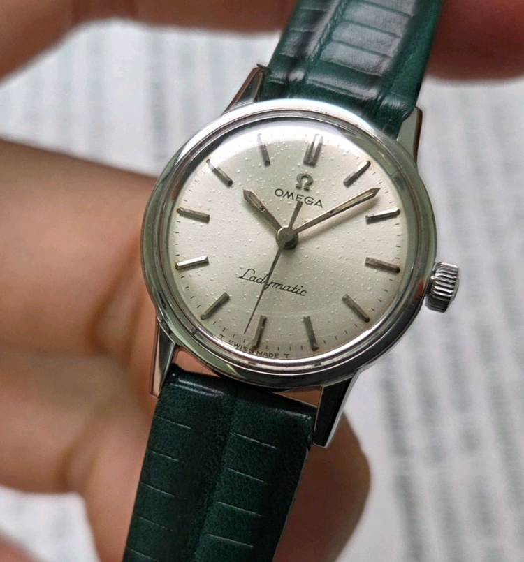 빈티지 오메가 씨마스터 레이디매틱 해마 백케이스 오토매틱 여성용 이미지