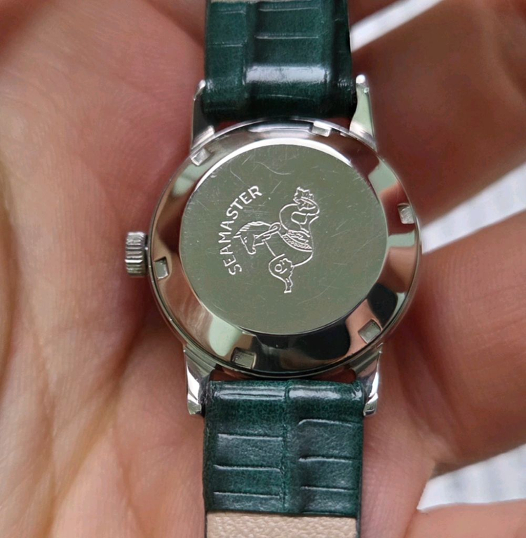 빈티지 오메가 씨마스터 레이디매틱 해마 백케이스 오토매틱 여성용 이미지