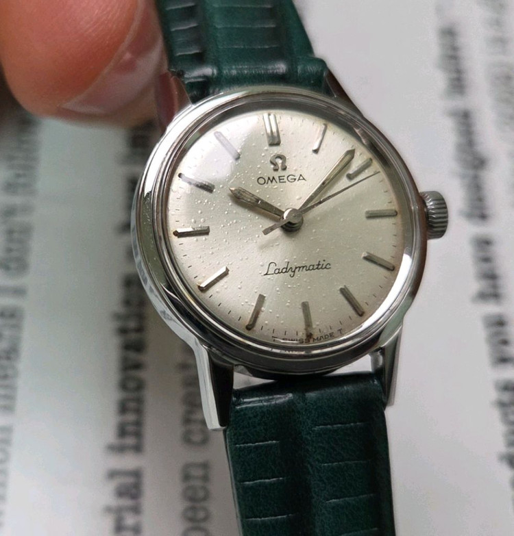 빈티지 오메가 씨마스터 레이디매틱 해마 백케이스 오토매틱 여성용 이미지