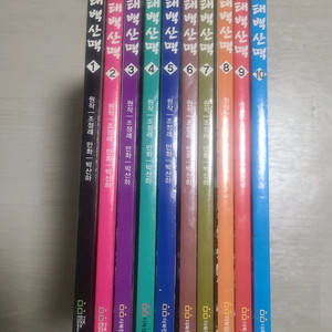 만화 태백산맥 1~10권 (조정래, 박산하)