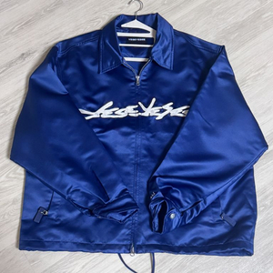 예스아이씨 L사이즈 Chain Stitch Logo Coach Jacket (Navy)