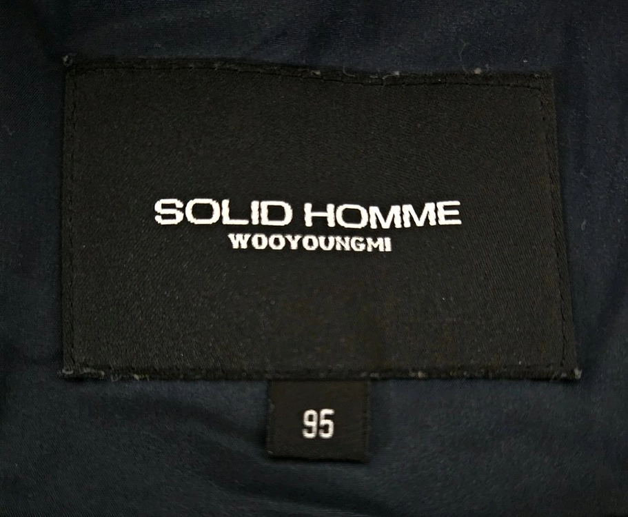 95)솔리드옴므 우영미 울 모직 후드자켓 이미지