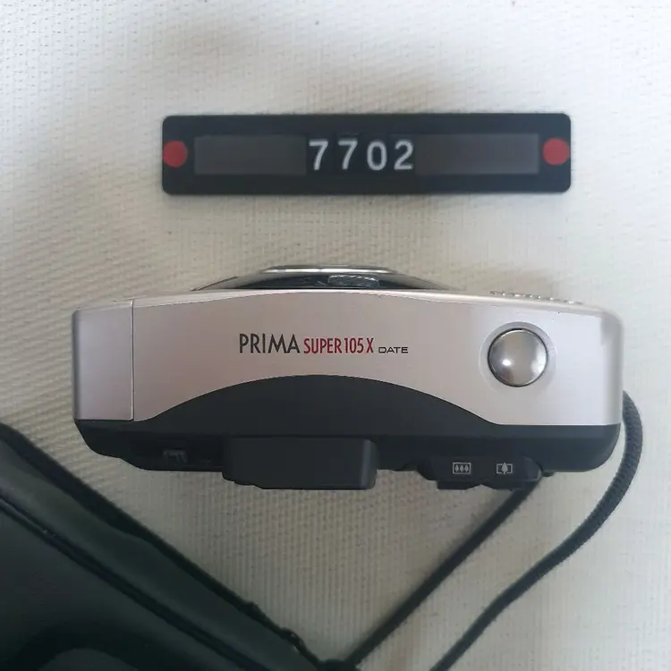 캐논 프리마 슈퍼 105 X 데이터백 필름카메라 파우치포함 이미지