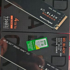 WD Black SN850X 4TB NVMe SSD 미개봉 새제품