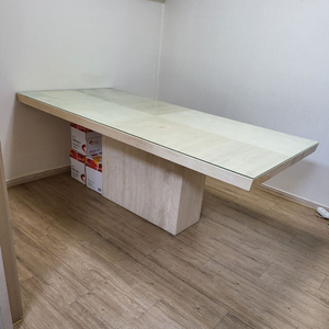 통 대리석의 회의테이블 식탁