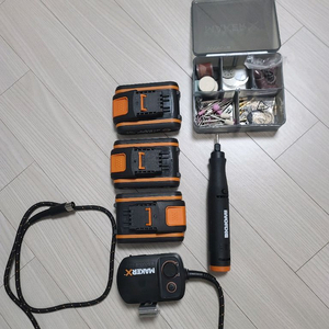 (웍스)WORX 메이커X 로터리툴WX739.9 풀세트 판매합니다. 이미지