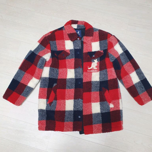 키즈 캉골 체크 코트 155