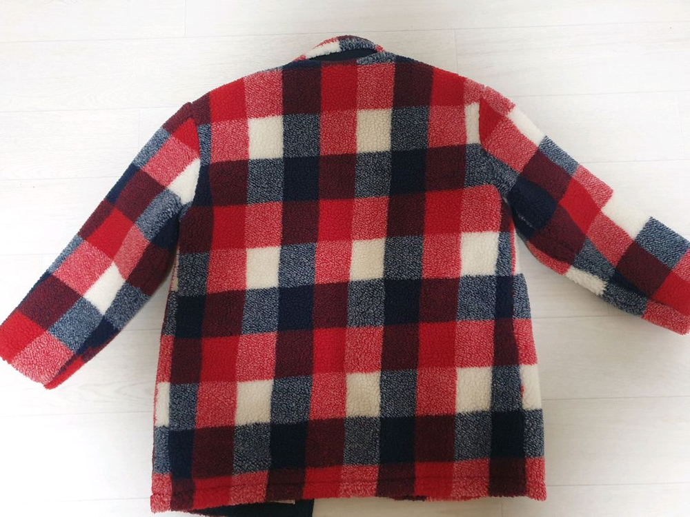 키즈 캉골 체크 코트 155--2