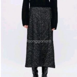 (득템가할인)R2W 필로스 트위드 스커트 블랙&화이트 2(M)