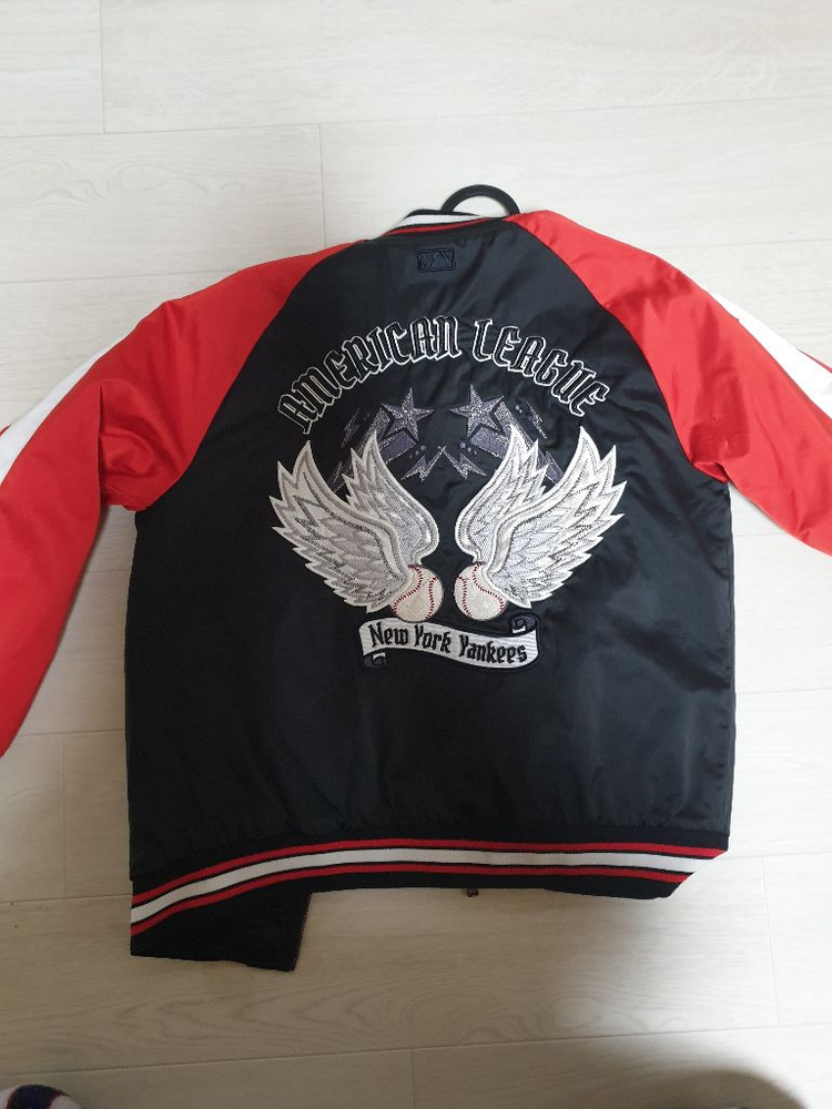 키즈 MLB 뉴욕 양키스 바시티 자켓--2