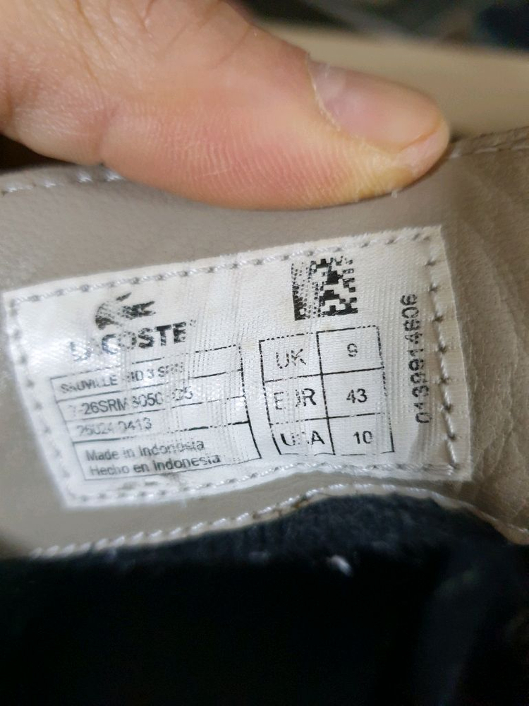 라코스테 남성 부츠 US10 (280mm)--3