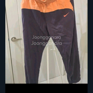 나이키* 투톤러닝 바지 M사이즈
