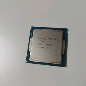 i7 8700 CPU 단품