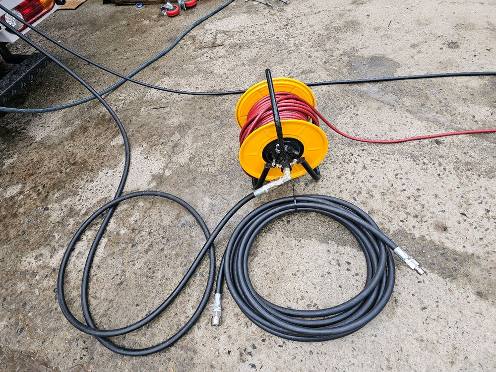 하수구 배관세척용 엔진고압세척기 300바50리터 40마력 풀셋팅--7