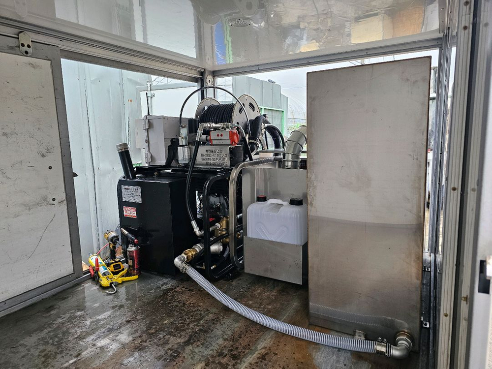 하수구 배관세척용 엔진고압세척기 300바50리터 40마력 풀셋팅--8