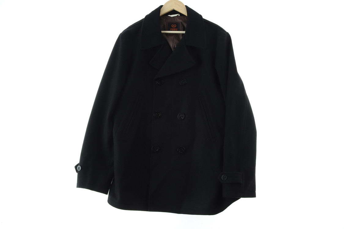 (XL) 후부 코트자켓 피 반 해군 제일모직 아메카지--1