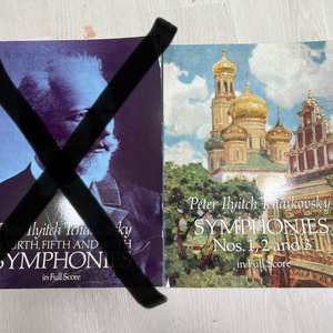 차이콥스키 말러 심포니 풀스코어 악보