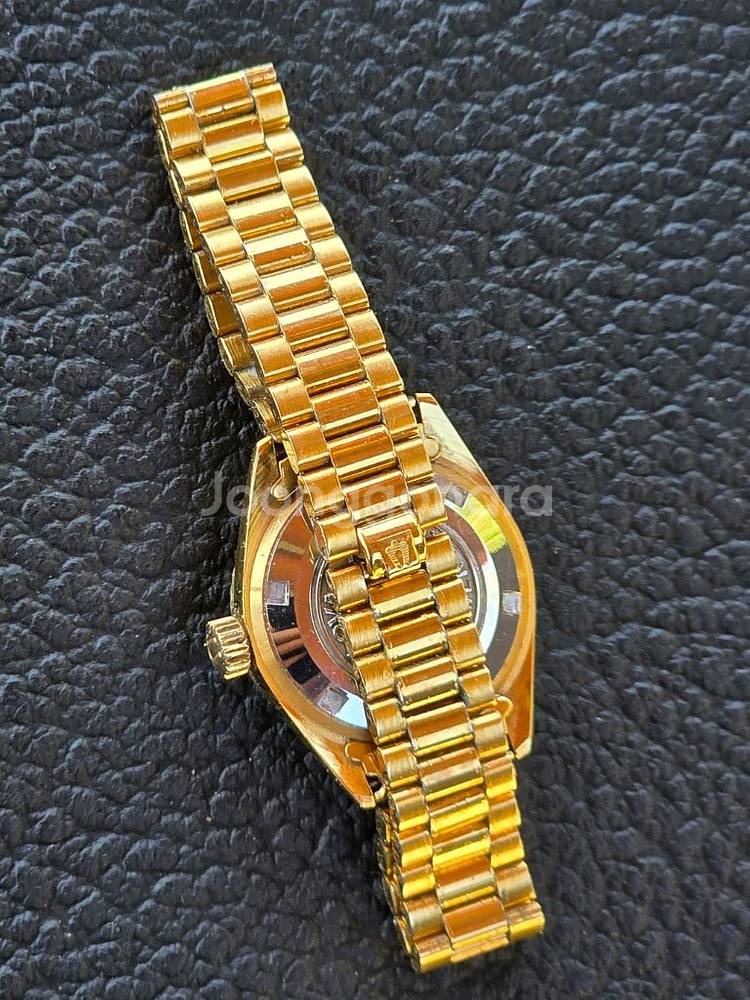 빈티지 부로바 슈퍼세빌카렌더금장 오토매틱 여성시계--4