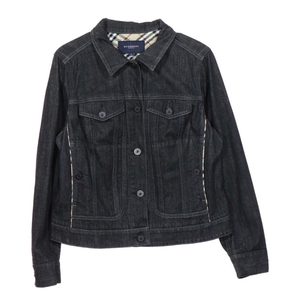 버버리 흑청 데님자켓