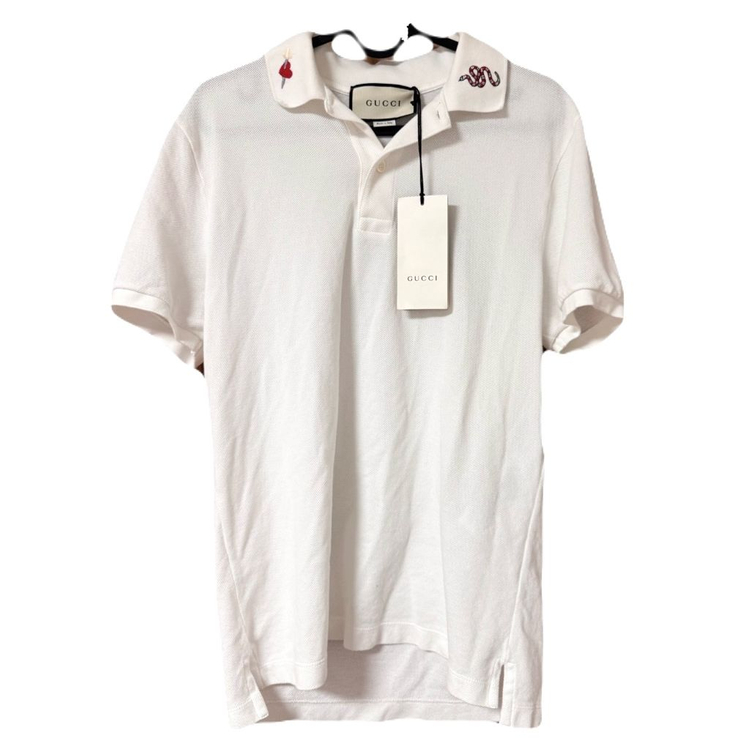 구찌 카라 반팔티 M 이미지