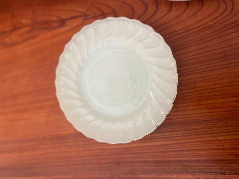 밀크글라스 엥커호킹 파이어킹 접시 세트 15개--3