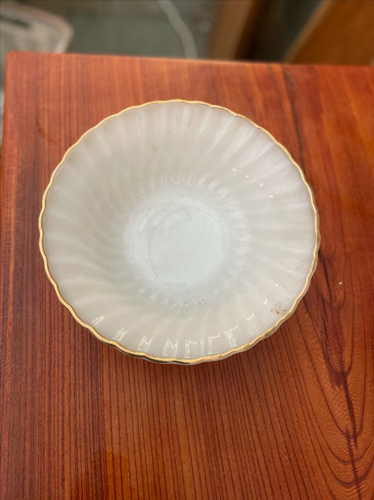 밀크글라스 엥커호킹 파이어킹 접시 세트 15개--7