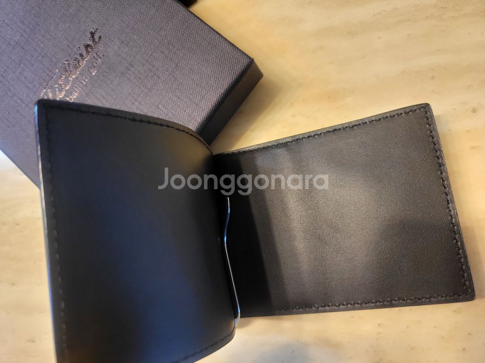 [정품/새상품]타이틀리스트 머니클립지갑(소가죽)--2