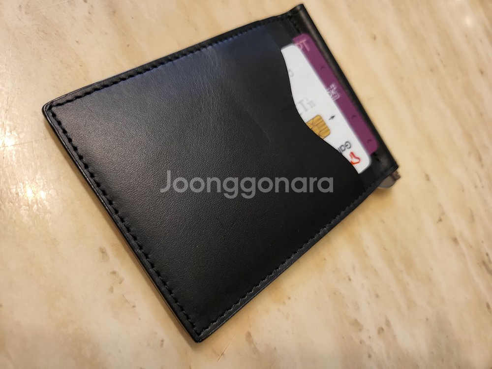 [정품/새상품]타이틀리스트 머니클립지갑(소가죽)--3