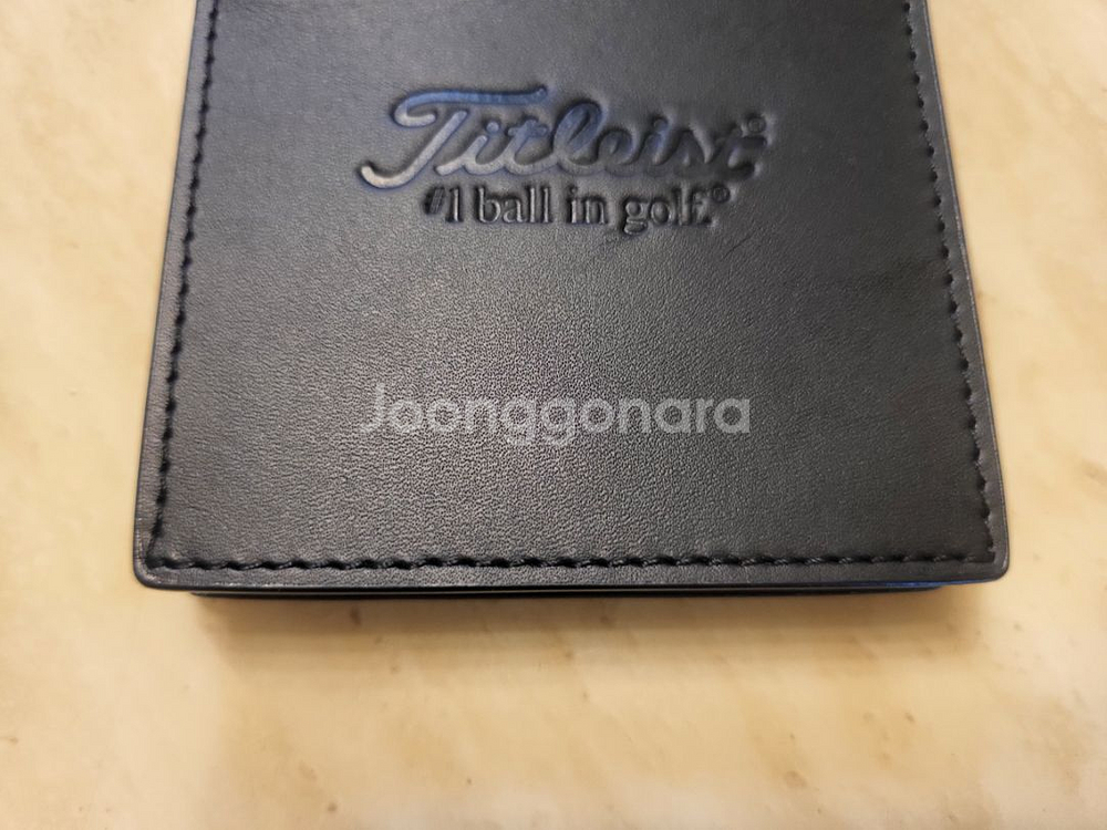 [정품/새상품]타이틀리스트 머니클립지갑(소가죽)--5