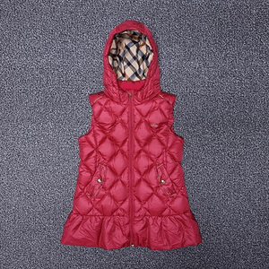 [무료배송][140]닥스 키즈 프릴 덕다운 롱패딩 조끼 이미지