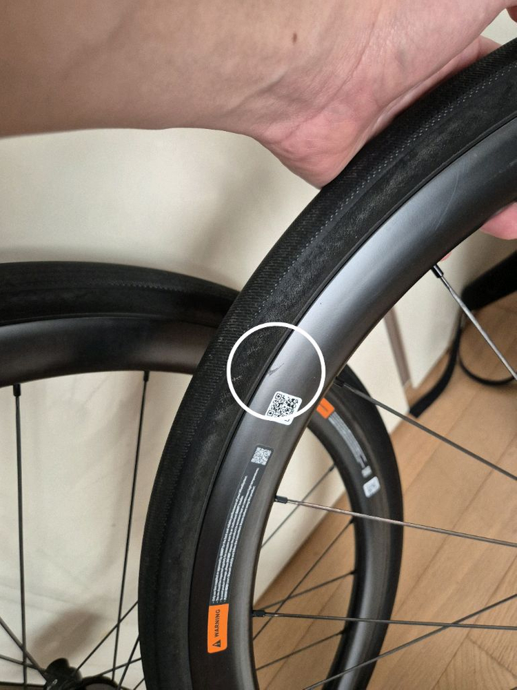 자이언트 SLR1 카본휠 세트(스램용), 스램 포스 로터--4