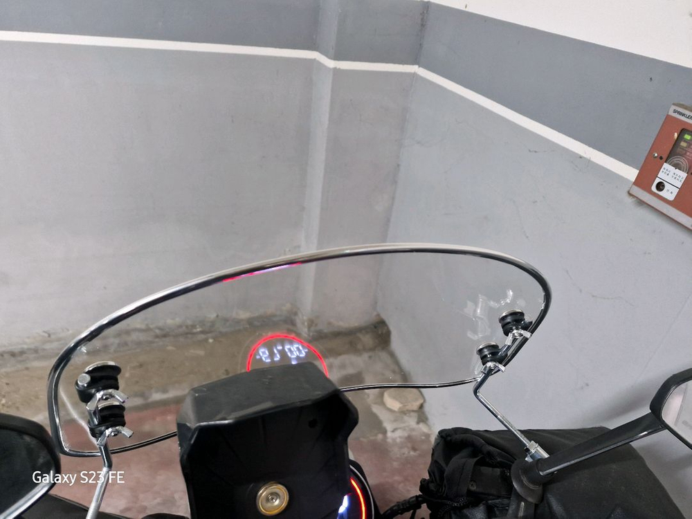 전기 스쿠터 윈드실드 빈티지--2