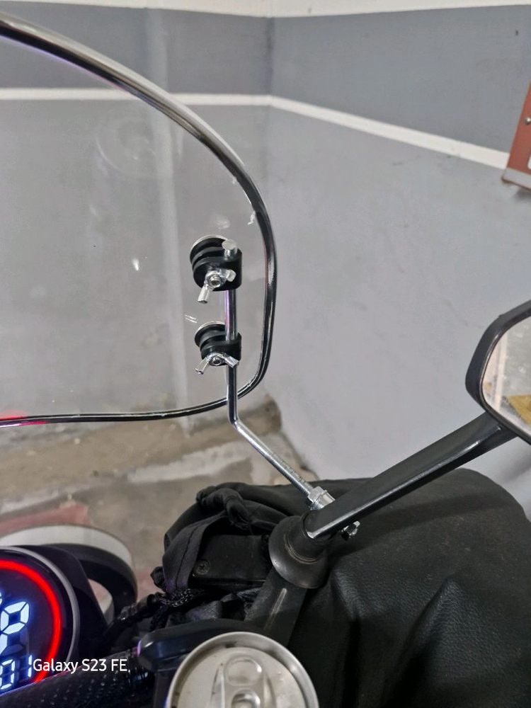 전기 스쿠터 윈드실드 빈티지--4