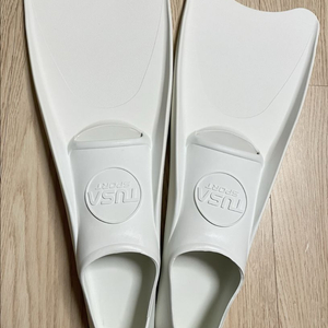 투사 오리발 화이트 xxs 롱핀