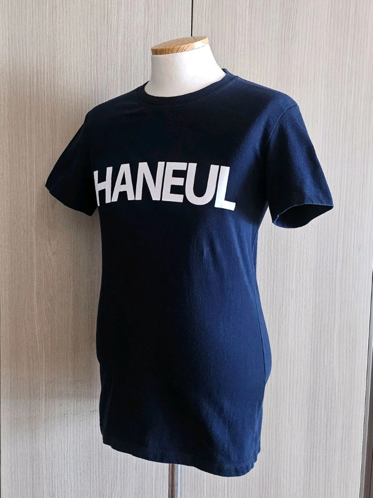 인천하늘고 로고 반팔티 M 인천하늘고 하복상의 면티 네이비 이미지