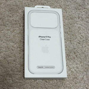 아이폰17 Pro 투명 정품 케이스 미개봉새상품